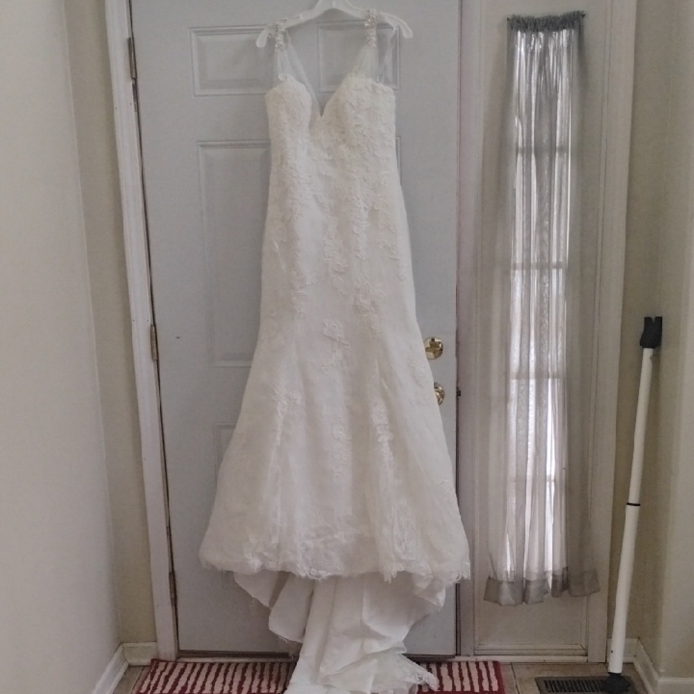 Allure Elegant Ivory Lace Wedding Dress